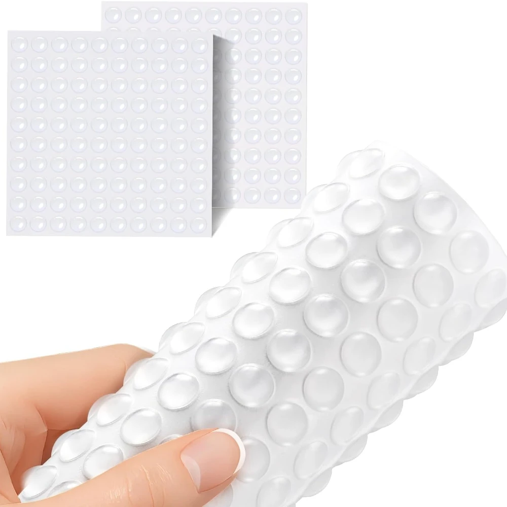 100Pcs 부드러운 실리콘 고무 안티 슬립 범퍼 피트 패드 댐퍼 버퍼 캐비닛 범퍼 실리콘 가구 패드 서랍 도어 패드