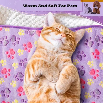 Warm Soft Pet Dog Blanket Mat Pet Mat Warm and Comfortable Blanket for Cat Cover Blanket For Dogs Cushion for Small Medium Dog 3
