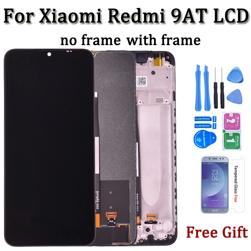 

6.53 inches Screen For Xiaomi Redmi 9AT Display LCD Touch Screen Digitizer For M2006C3LVG LCD Replacement Phone Parts Assembly