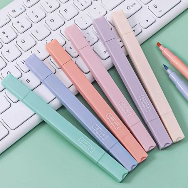 12Colors/set Pastel Gel Dry Highlighters Fragrance Bible Highlighters Pen  No Bleed Bible Art Markers Journaling School Supplies - AliExpress