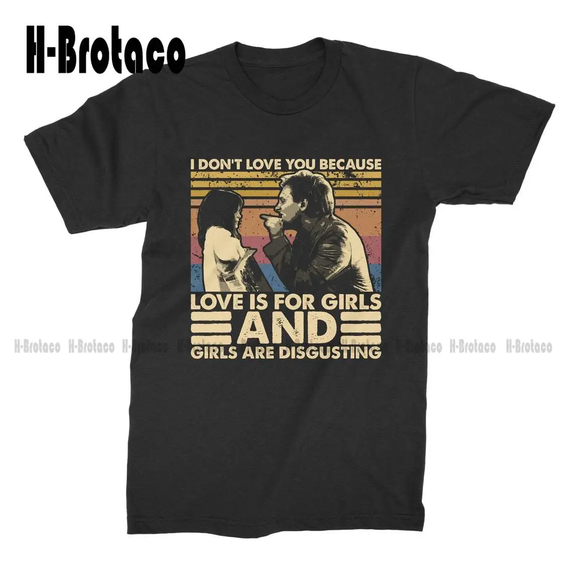 

Рубашка Drop Dead Fred, я не люблю тебя, потому что любовь для девочек и девушек отвратительная винтажная Ретро футболка унисекс