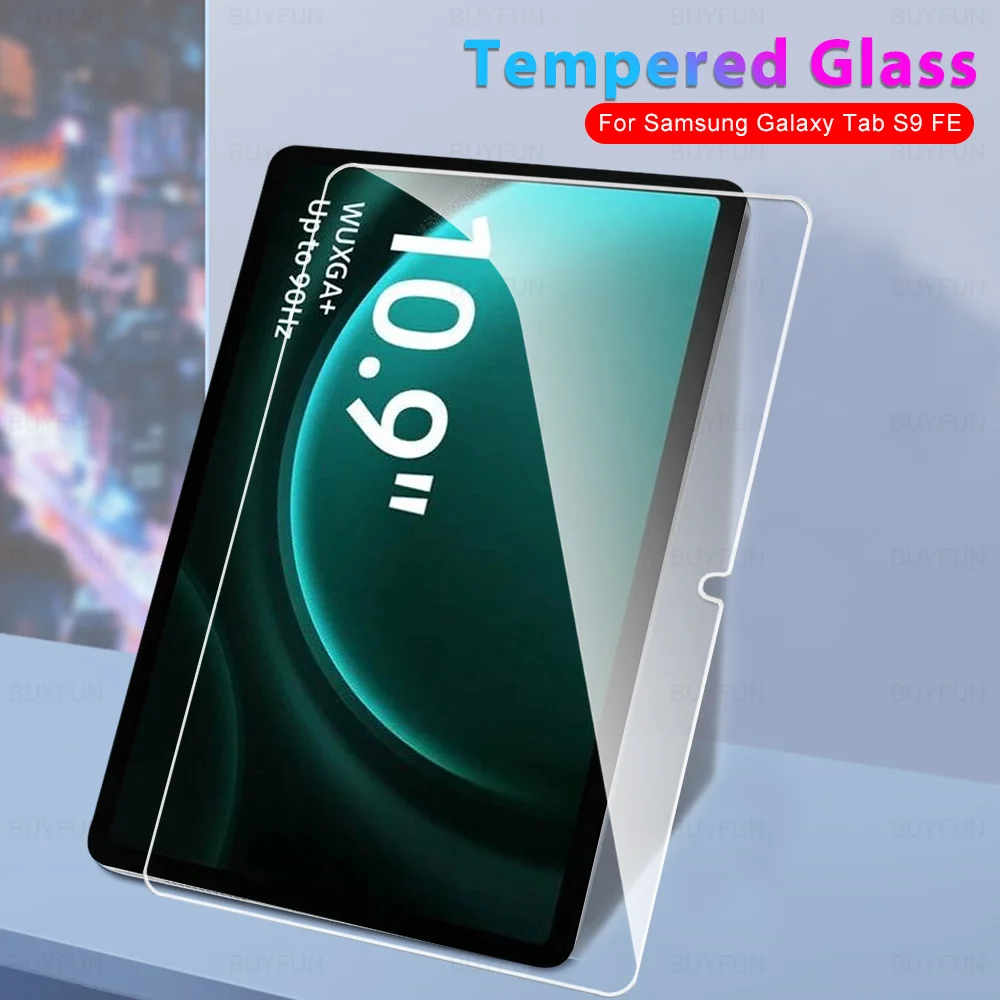 

Tablet Glass For Samsung Galaxy Tab S9 FE 10.9 inch Tempered Film Samsang TabS9 FE+ A9+ A9 Plus TabA9 S9FE 2023 Screen Protector