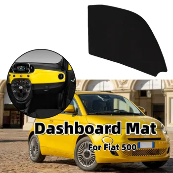 Tappetino Protettivo per Cruscotto Auto Anti-Sporco per Fiat 500, Copertura Cruscotto Anti-Imperfezioni, Accessori Interni Auto