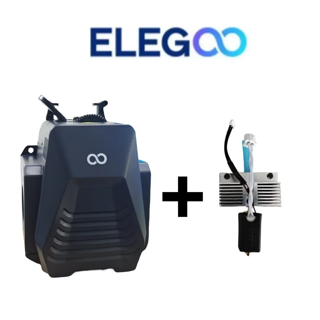 

ELEGOO 3D Printer Extruder Neptune 4Max+ Nozzle assembly Fully assembled twin gear direct drive extruder official 3D printer
