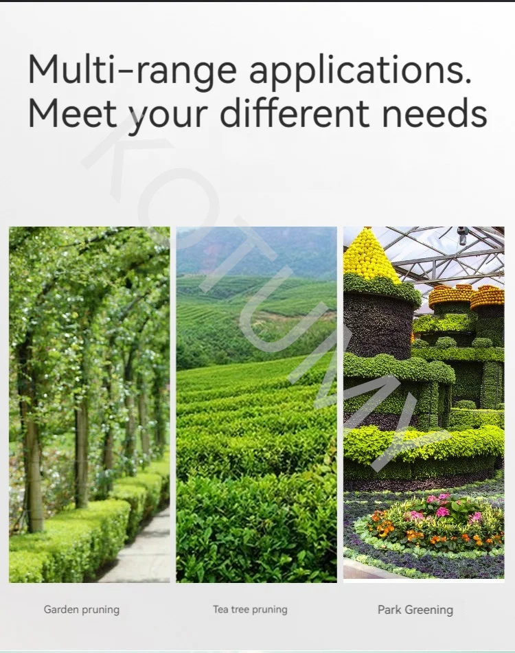 Two-Stroke Gasoline Double-Blade Light Hedge Trimmer Tea Tree Trimmer Backpack Garden Thick Branch Trimmer Electric Tools 38CC 6