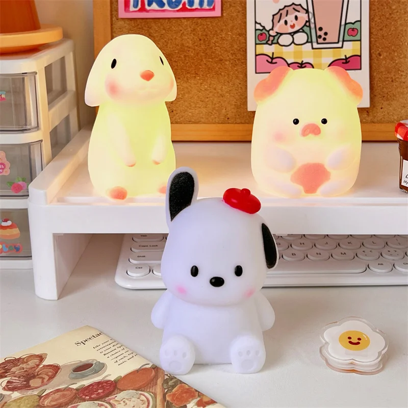 

Cute Cartoon Dog Personality Small Table Lamp Student Bedroom Bedside Lamp Decorative Night Light Simple Modern for Children