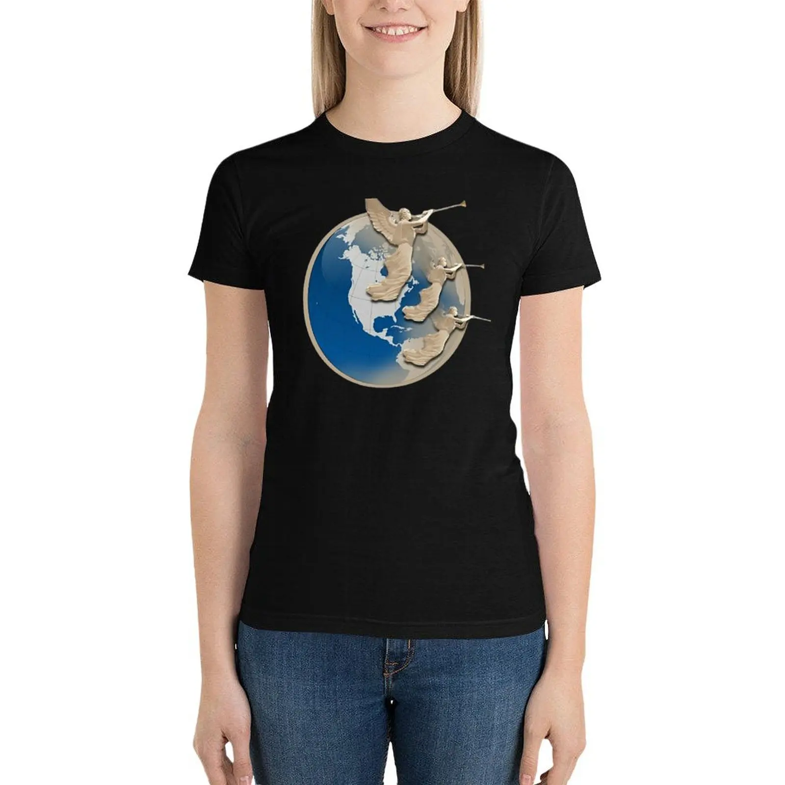 

Seventh-Day Adventist Three Angels Message [ Tell the World,Ellen g White ] T-Shirt female tees womans clothing