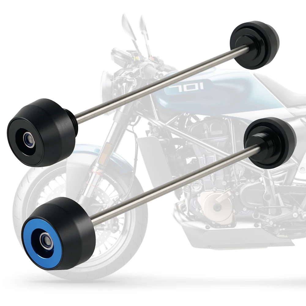 Per 18-21 Husqvarna 701 Vitpilen Moto Assale Ruota Anteriore Cursori Bobine Mandrino Per Husqvarna 701 Svartpilen 2019 2020 2021