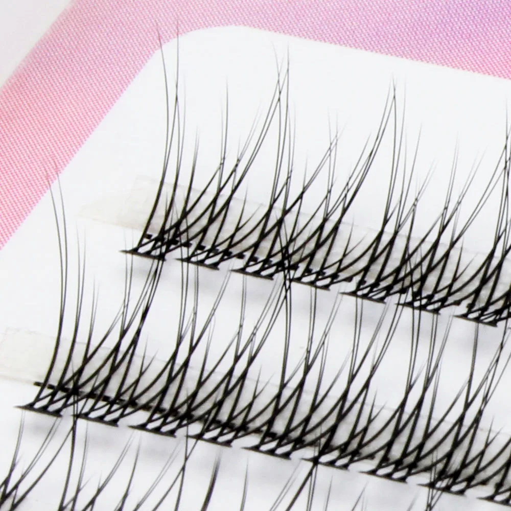 FISHTAIL 12D false eyelashes false hot melting eyelashes professional makeup personal eyelashes grafting false