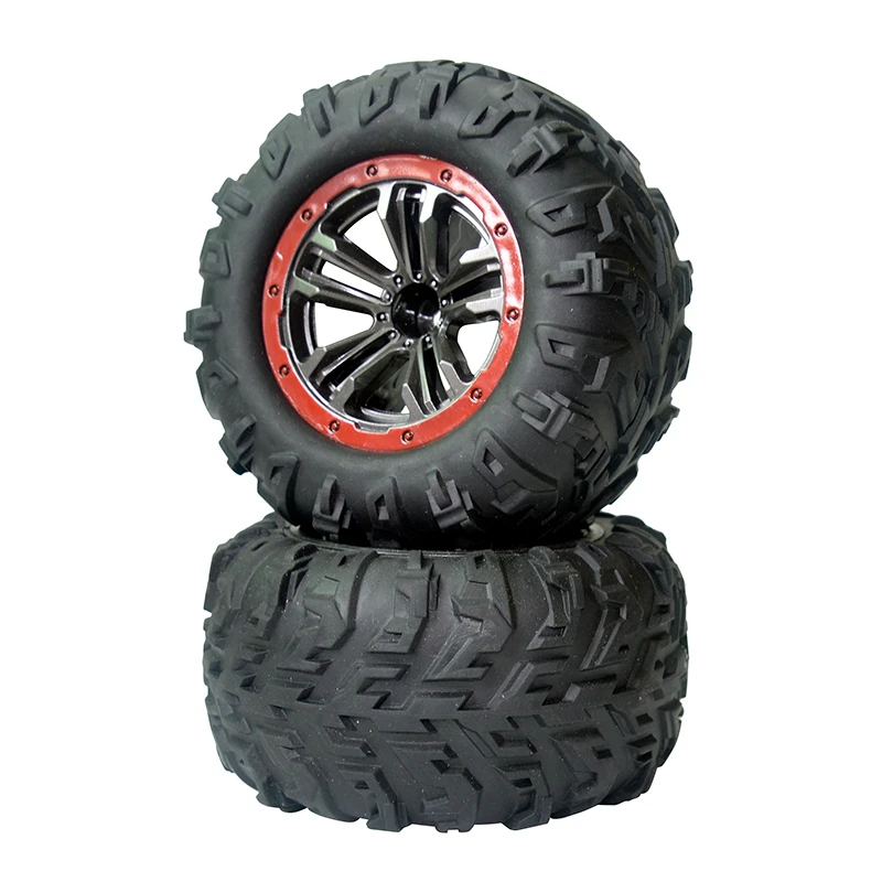 GOOD~RC Car Wheel Tire Tyres for XLF X03 X04 X-03 X-04 1/10 RC Car Brushless Monster Truck Spare Parts Accessories - Image 2