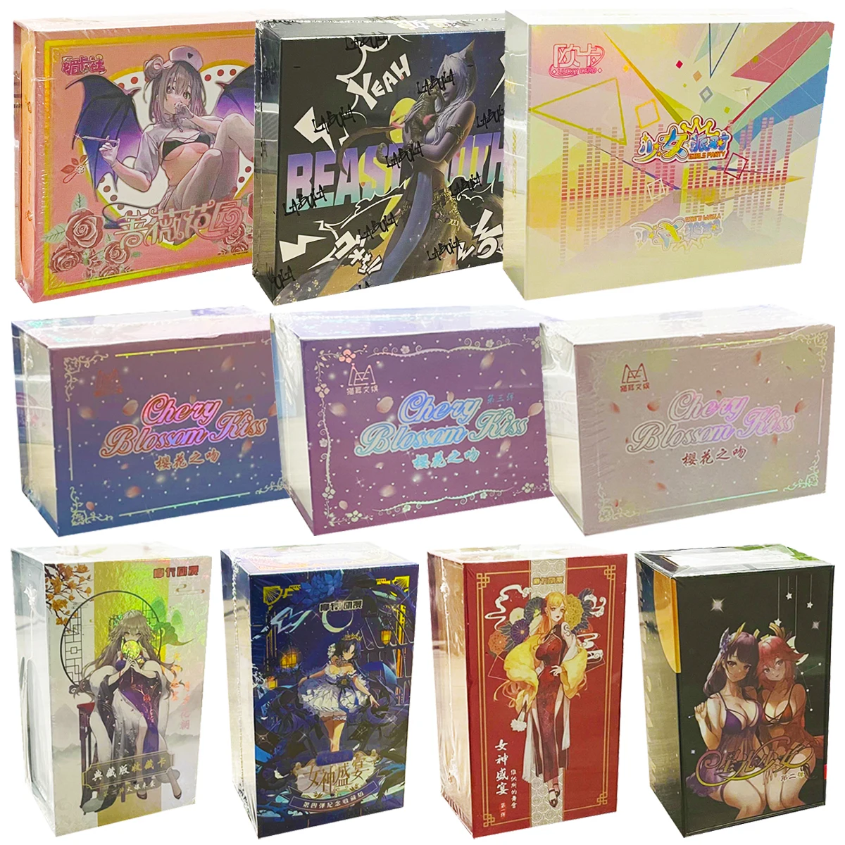 Deusa história coleção booster caixa 10m04 pr anime sexy conjunto completo  waifu borad jogos tcg menina festa de cartão do presente do miúdo -  AliExpress