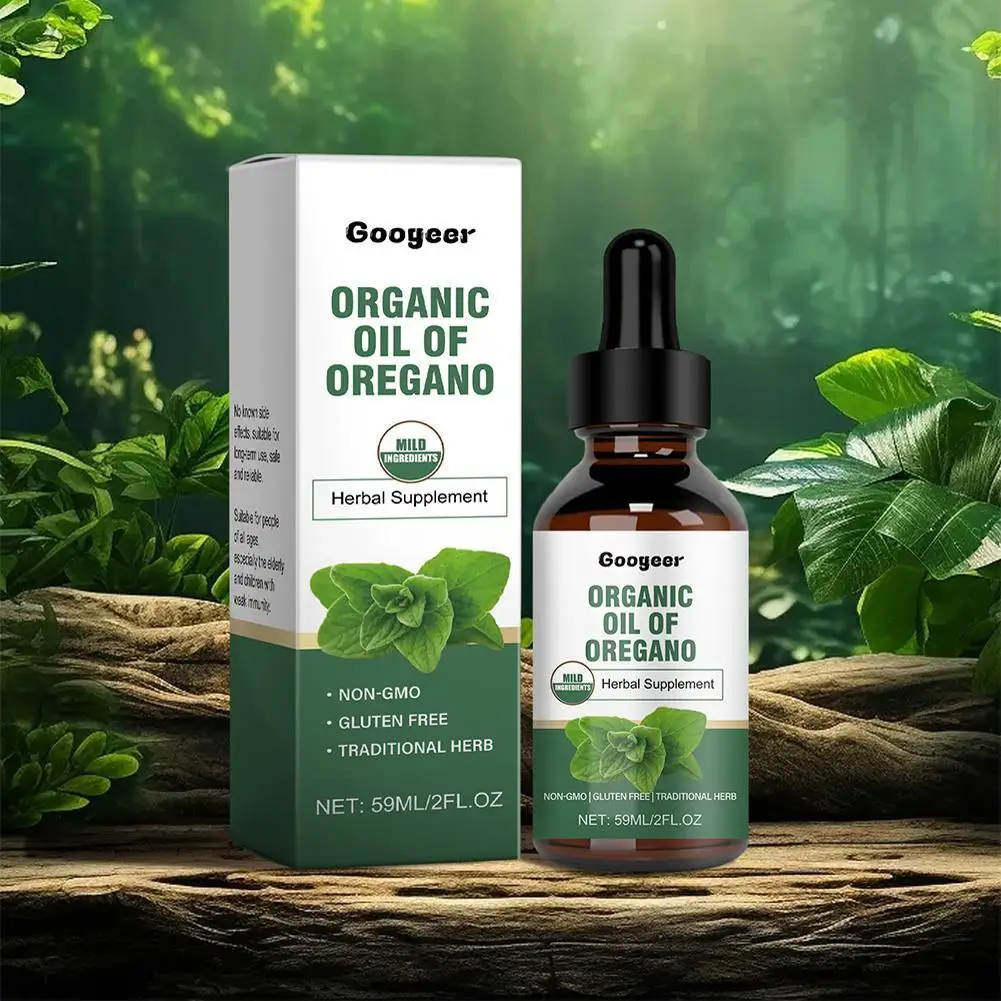 59ml Natural Oregano Oil Drops Supplement Rich Antioxidant Promote Cell Repair