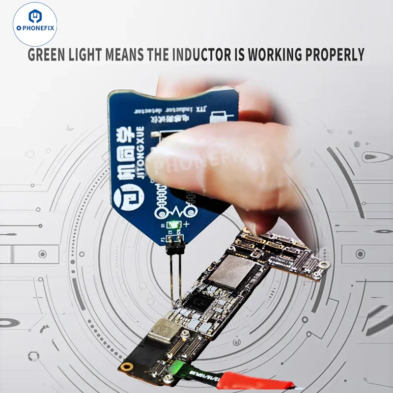 JTX CT-1 인덕터 감지기 휴대 전화 마더 보드 구성 요소 코일 테스터 PCB를 빠르게 감지하고 오류 해결 도구를 찾습니다.