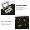 Dinosaur Gold Suitcase Cover Cute Animal Print Business Flight Strectch Luggage Accesories Protector 4