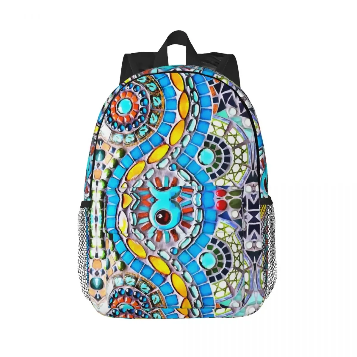 

Мозаичные рюкзаки Gaudi Barselona для мальчиков и девочек, Мультяшные школьные ранцы для учеников, дорожный ранец на ремне, вместительная сумка