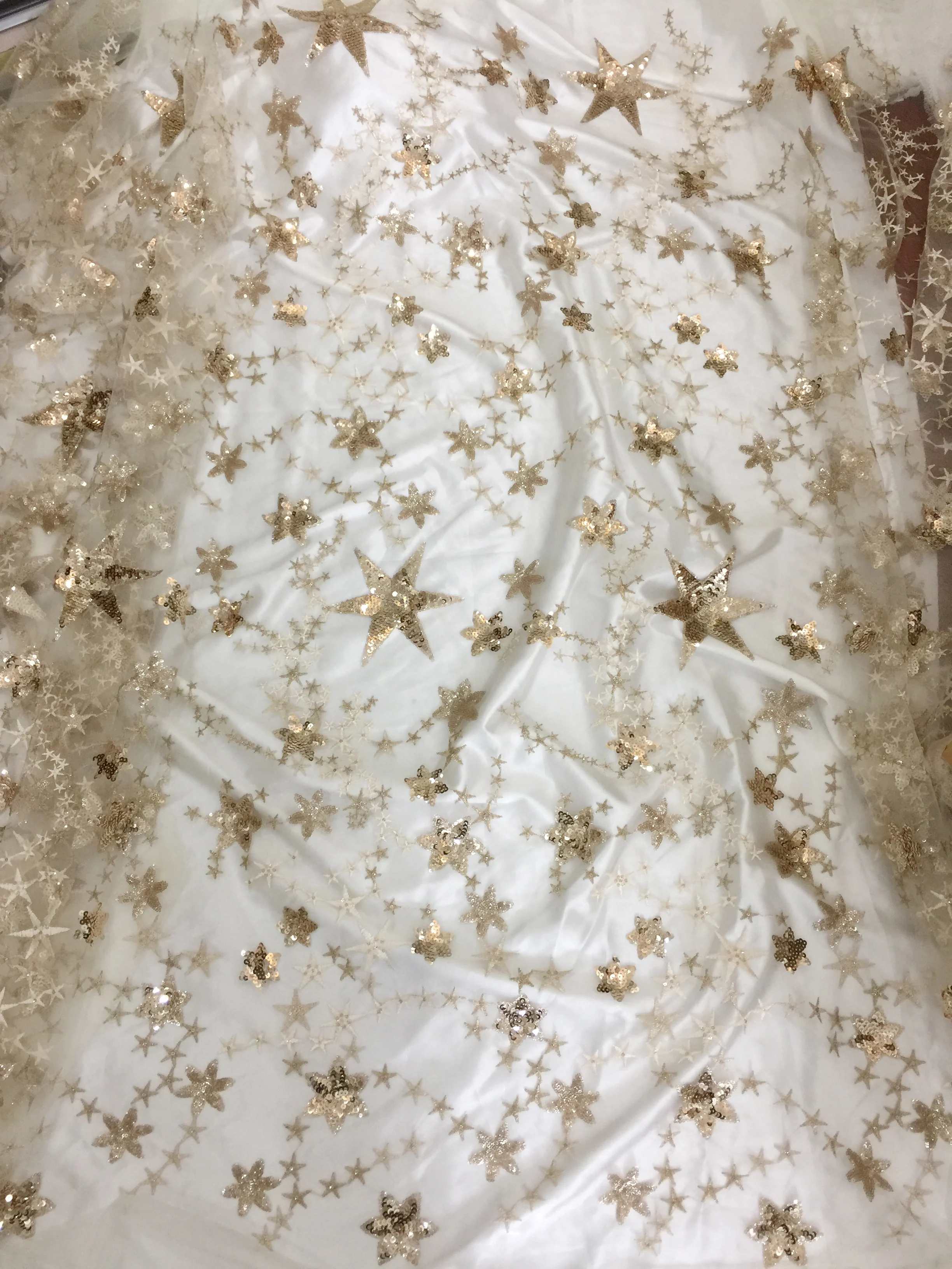 Creative Gold Glitz Sequin Fabric