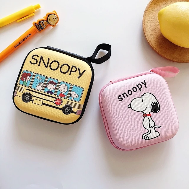 Snoopy Data Cable Storage Bag Cartoon Portable Digital USB Gadget Storage  Pouch Dustproof Charger Electronic Cable Organizer - AliExpress