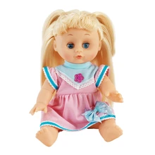 

Shantou factory 14 inch simulation reborn baby dolls girl with ic sound