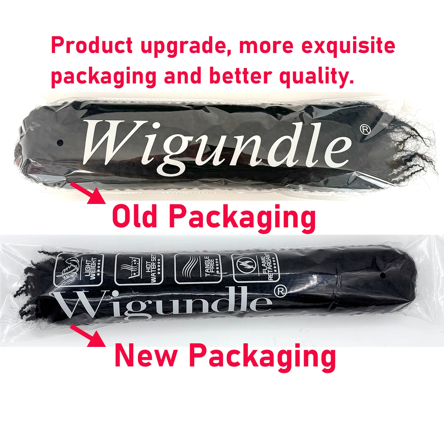 Wigundle Braids Afro Kinky Marley Braid Hair Marley Hair For Synthetic Bob Marley Ombre Braiding Hair Extensions Easy Braid 5