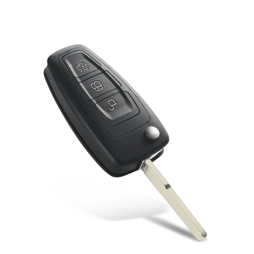 Dandkey Blade Remote Key Shell Case For Ford C-max S-max Focus Ranger Galaxy Mondeo Transit Kustom Tourneo HU101 FO21