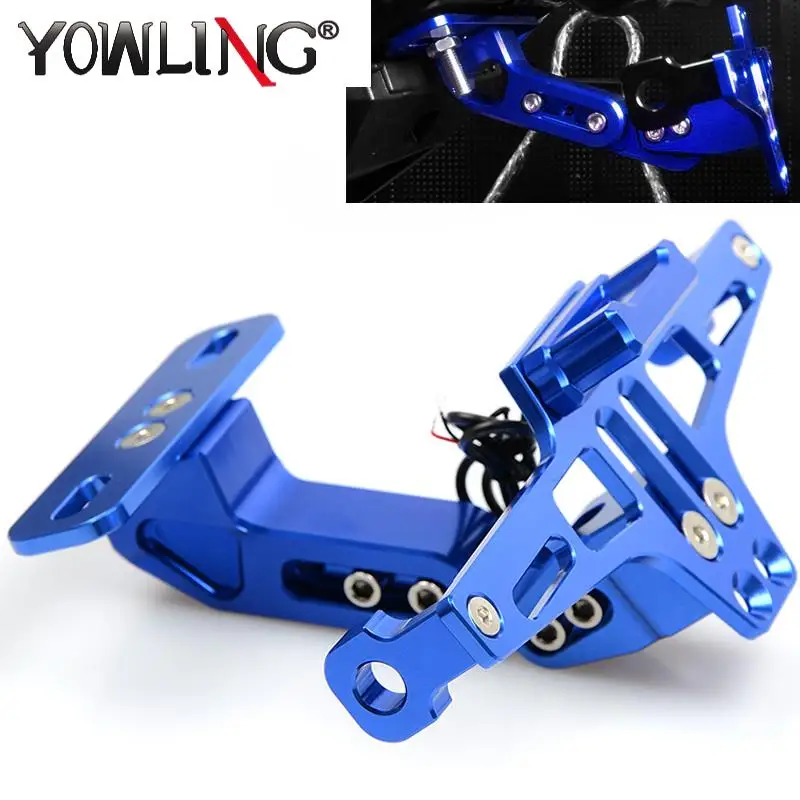 

Motorcycle License Plate Bracket Licence Plate Holder Frame Number Plate For honda CRF250R CB1100 CBR250R 2011 2014 2015 2016