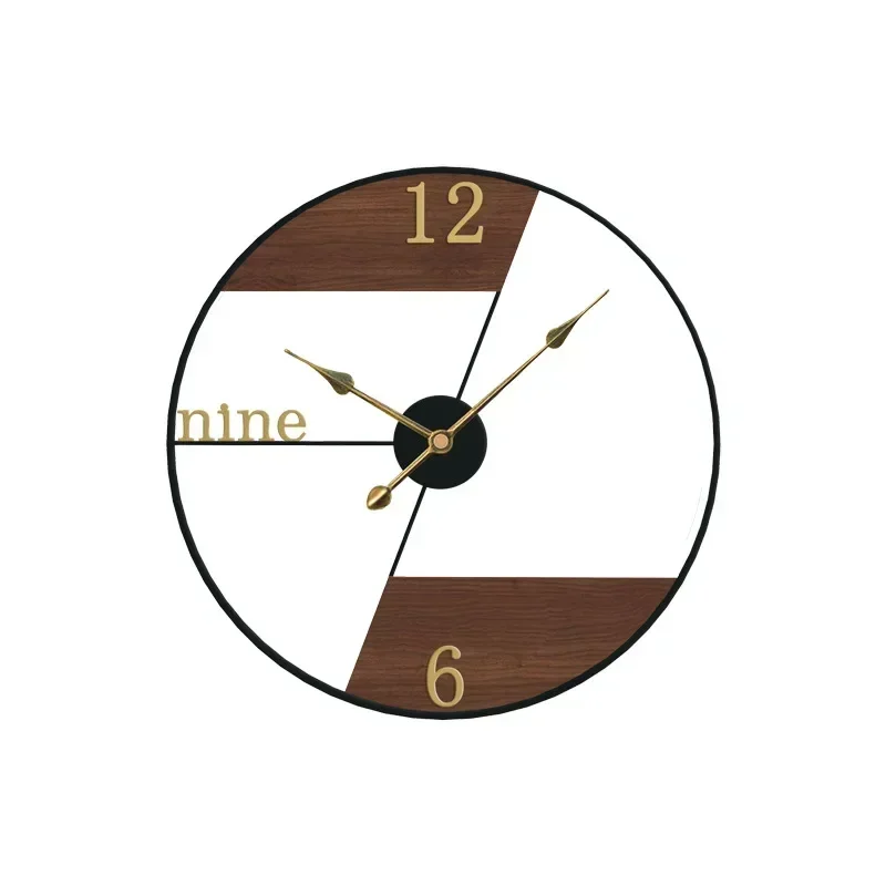 Vintage Iron Art Wood Wall Clock A  