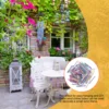 100 Pcs Wind Chime Making Accessories Metal Tube Parts Aluminum Oxide Decorative Tubes 2