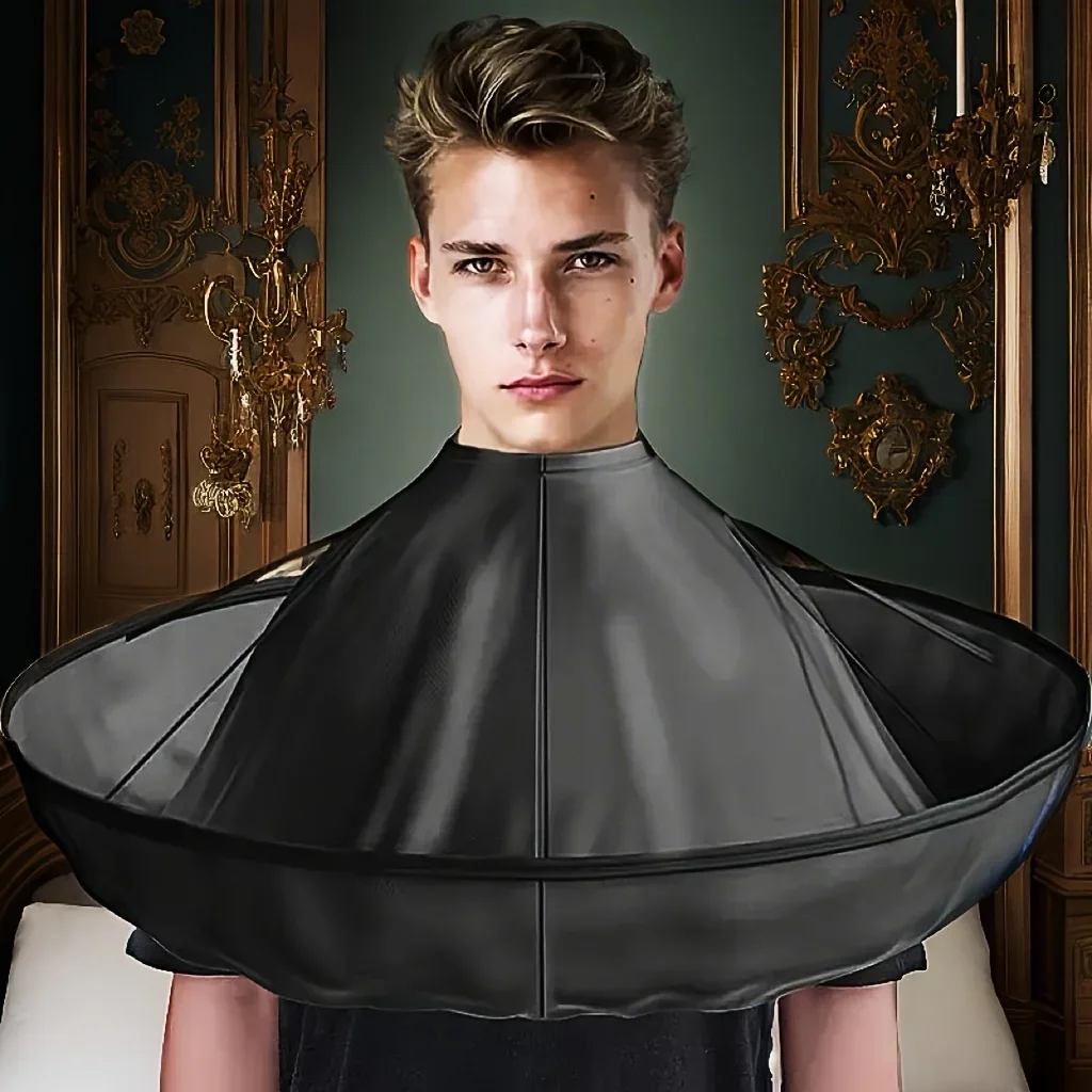 Professional Salon-Quality Haircut Cape - Non-Stick, Waterproof & Adjustable Neck Duster for Stylists and Barbers 2