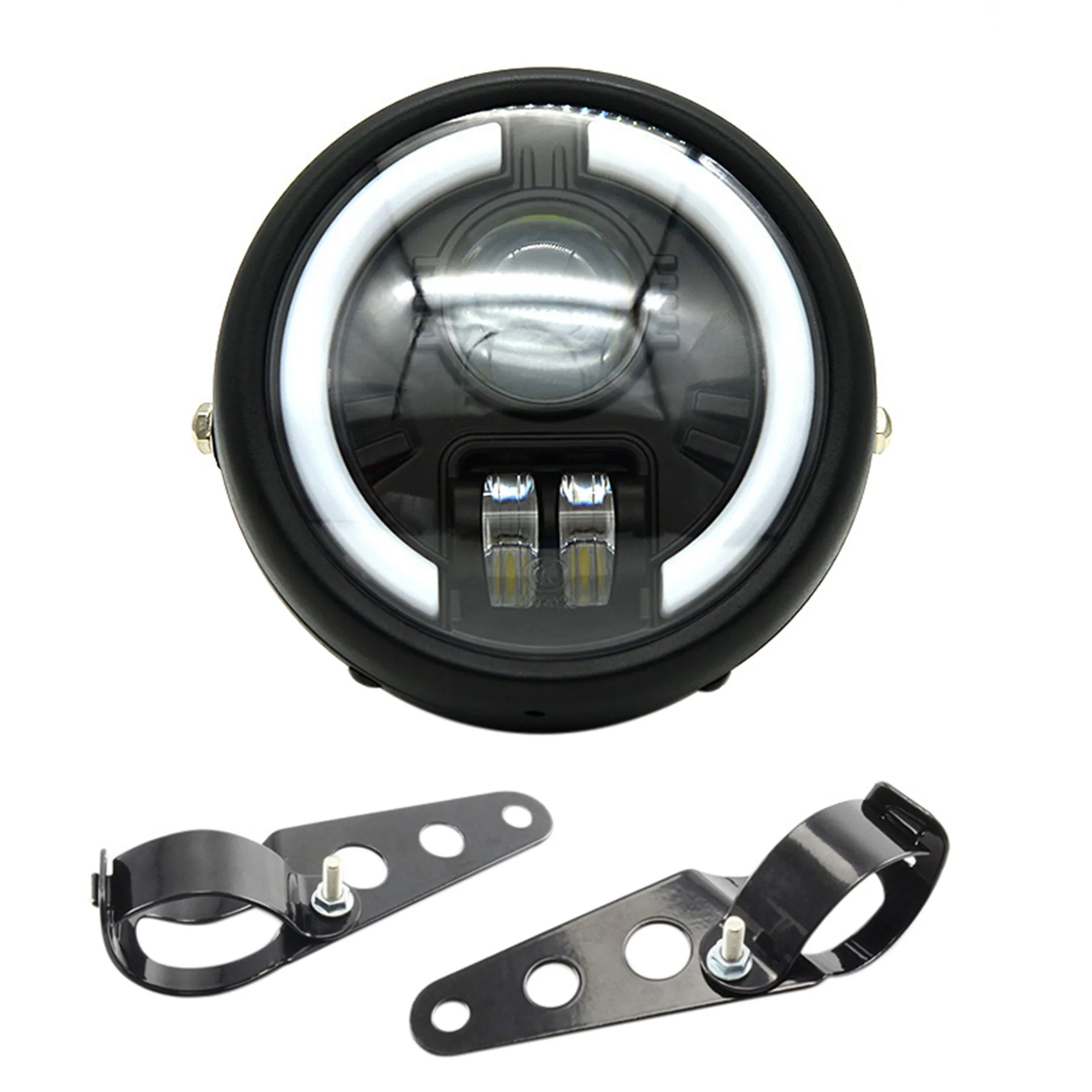 

Motorcycle 5.75Inch LED HeadLight with Turn Signal Light Daytime Running Light for Retro Honda