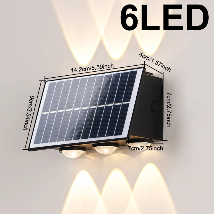 ตัวเลือกสินค้า ไฟติดผนัง LED โซลาร์เซลล์ ประหยัดพลังงาน