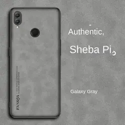 Premium PU Leather Shockproof Back Cover for Honor Note 10 (GRAY)