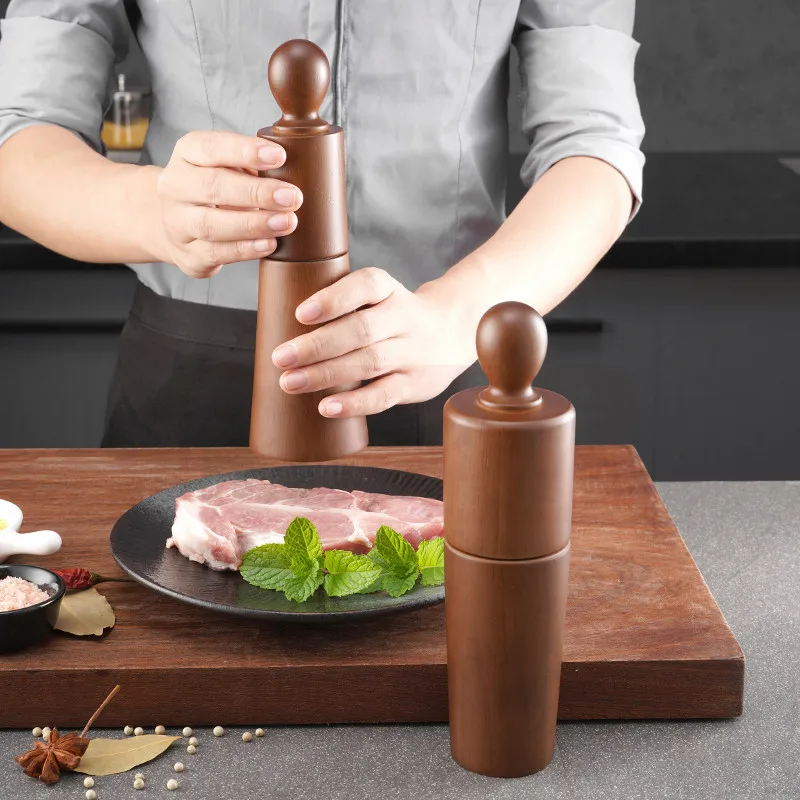 Premium Sea Salt And Pepper Grinder Set, Small Portable Ceramic Salt &  Pepper Shakers 