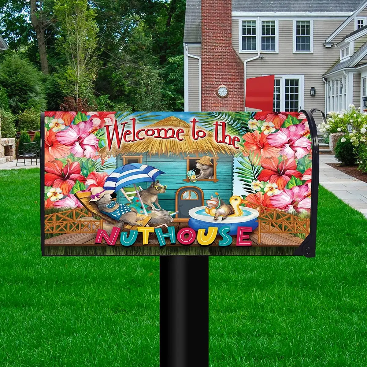 Briarwood Lane Summer Nuthouse Humor Magnetic Mailbox Cover Standard