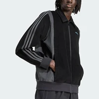 Sweat-shirt à revers pour hommes Adidas Genuine Three Leaf Clover, avec empiècements, pour le sport et les loisirs, JX3085 2