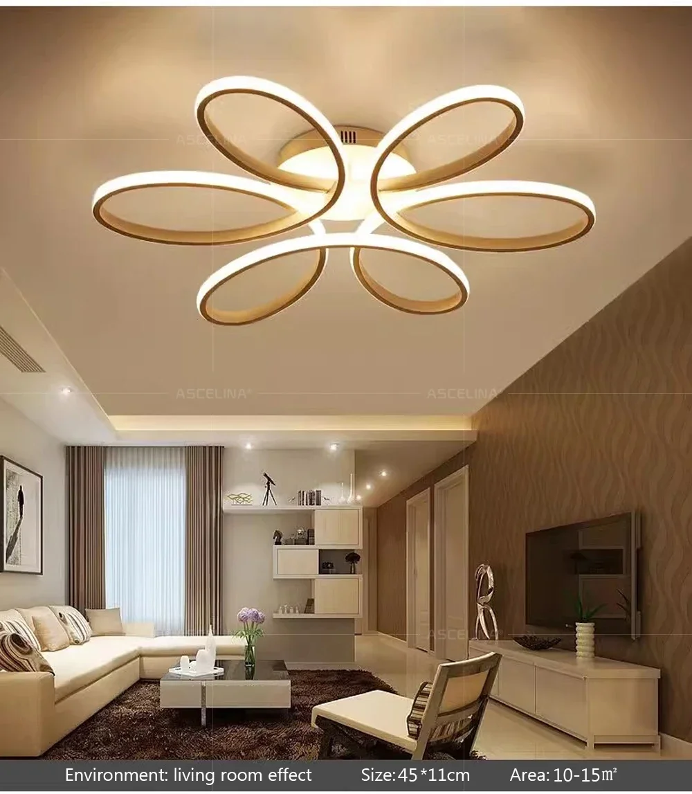 Description Picture 5 of itemModern LED Ceiling Light Minimalist Black White Line Light For Bedroom Living Room Restaurant Hotel Indoor Illumination Fixtures