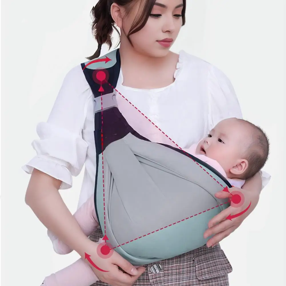 

Newborn to Toddler Carrier Adjustable Breathable Baby Carrier Ergonomic Lightweight Sling for Newborns to Toddlers One for Four
