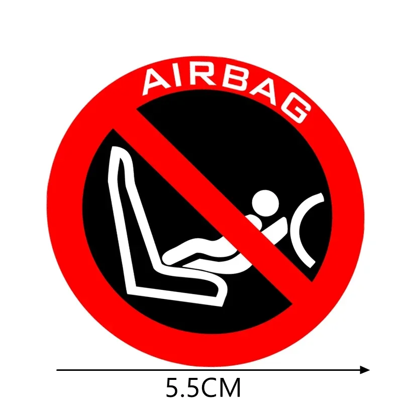 

Car Stickers Airbag Waterproof Vinyl Decal Car Accessories Pegatinas Para Coche DIY Car Styling 5.5cm*5.5cm