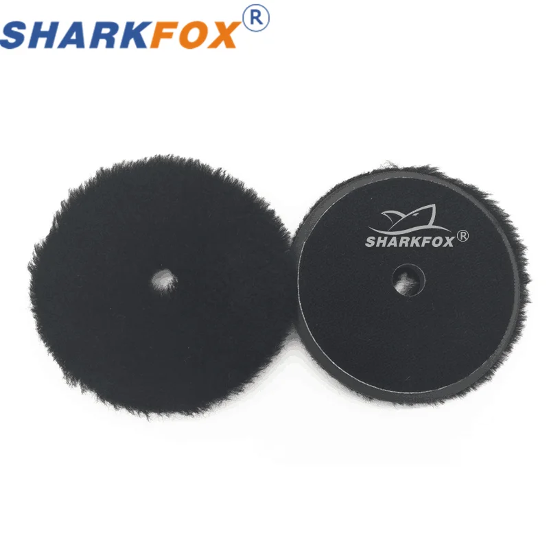 Car Polishing Pad 3"(80mm)/5"(125mm)/6"(150mm) Wool High Density For Car Polisher Sharkfox car polishing pad,car polish pad,wool polishing pad