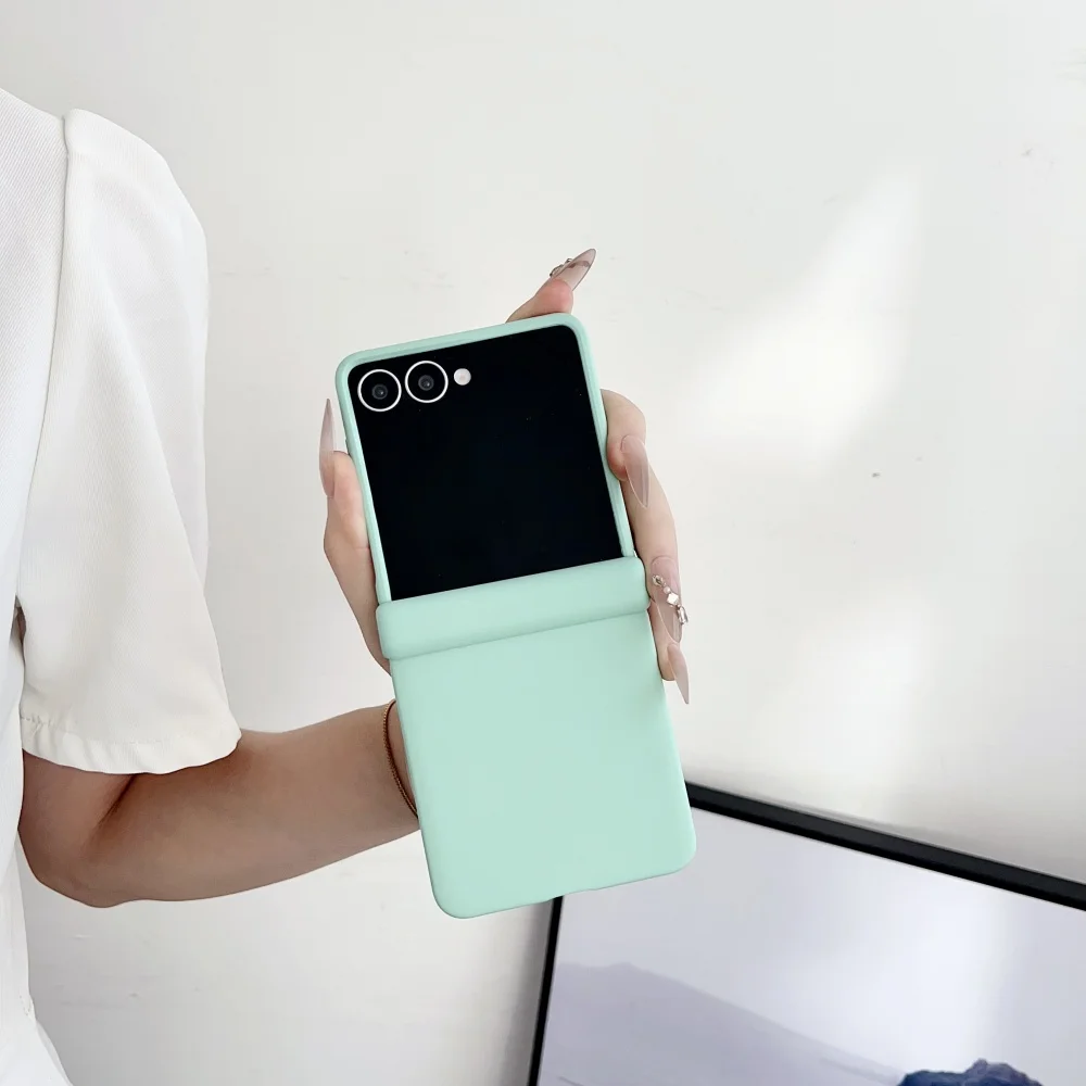 Luxury Candy Color Matte Slim Phone Case - Solid Color Liquid Silicone Shockproof Cover