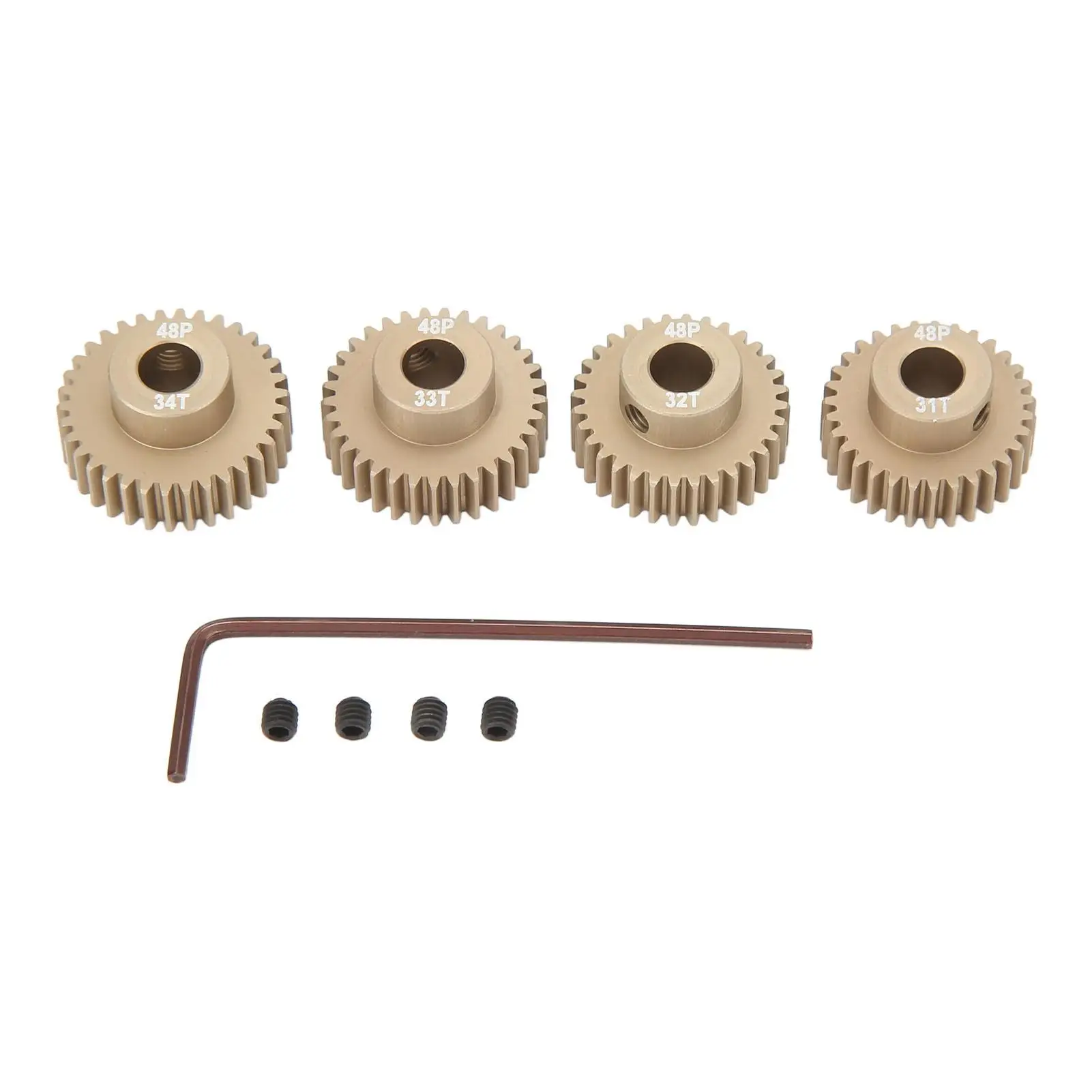 Sprocket Motor Gear Lightweight 110 Aviation Aluminum Alloy Anti Rust 48DP 0.53M Roller Chain Drive Sprocket for rc Car