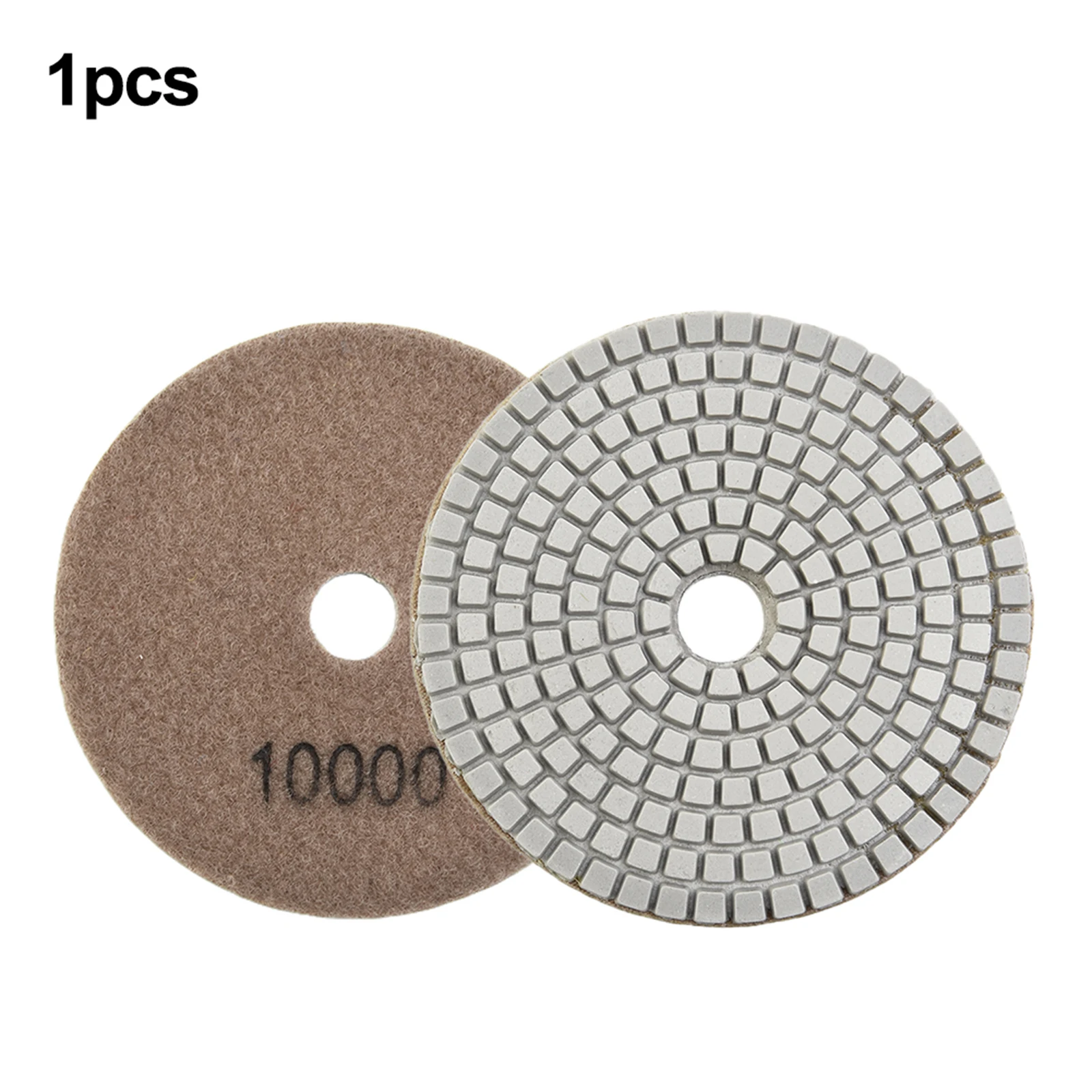 4 Diamond Polishing Pad for Wet/Dry Sanding and Polishing of Granite, Concrete, Marble, Glass, and Stone Surfaces
