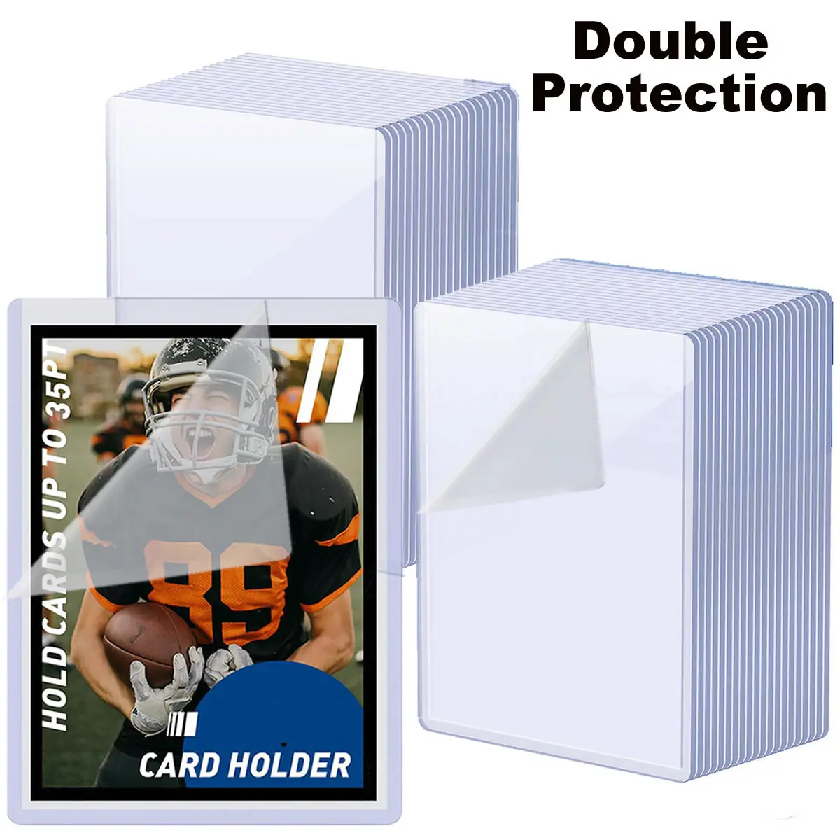 Hard Card Sleeves Anti Scratch Holder Protector Fit For YuGiOh Pokemon Sports Collect Cards Storage Toy 25-100pcs