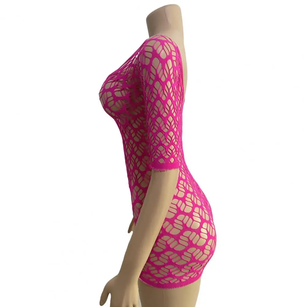 Women Swim Cover-up Swimsuit Cover Up Sexy Hollow Out Beach Cover-up Dress for Women Slim Fit V Neck Backless Bikini Mini Dress swimsuit cover up,swimsuit coverup,women dresses
