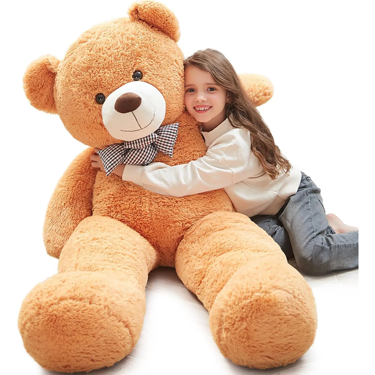 

80/100CM Giant Soft Teddy Bear Plush Toys Cute Stuffed Animal Bear Doll Toy for Girls Boys Christmas Valentine's Day Birthday