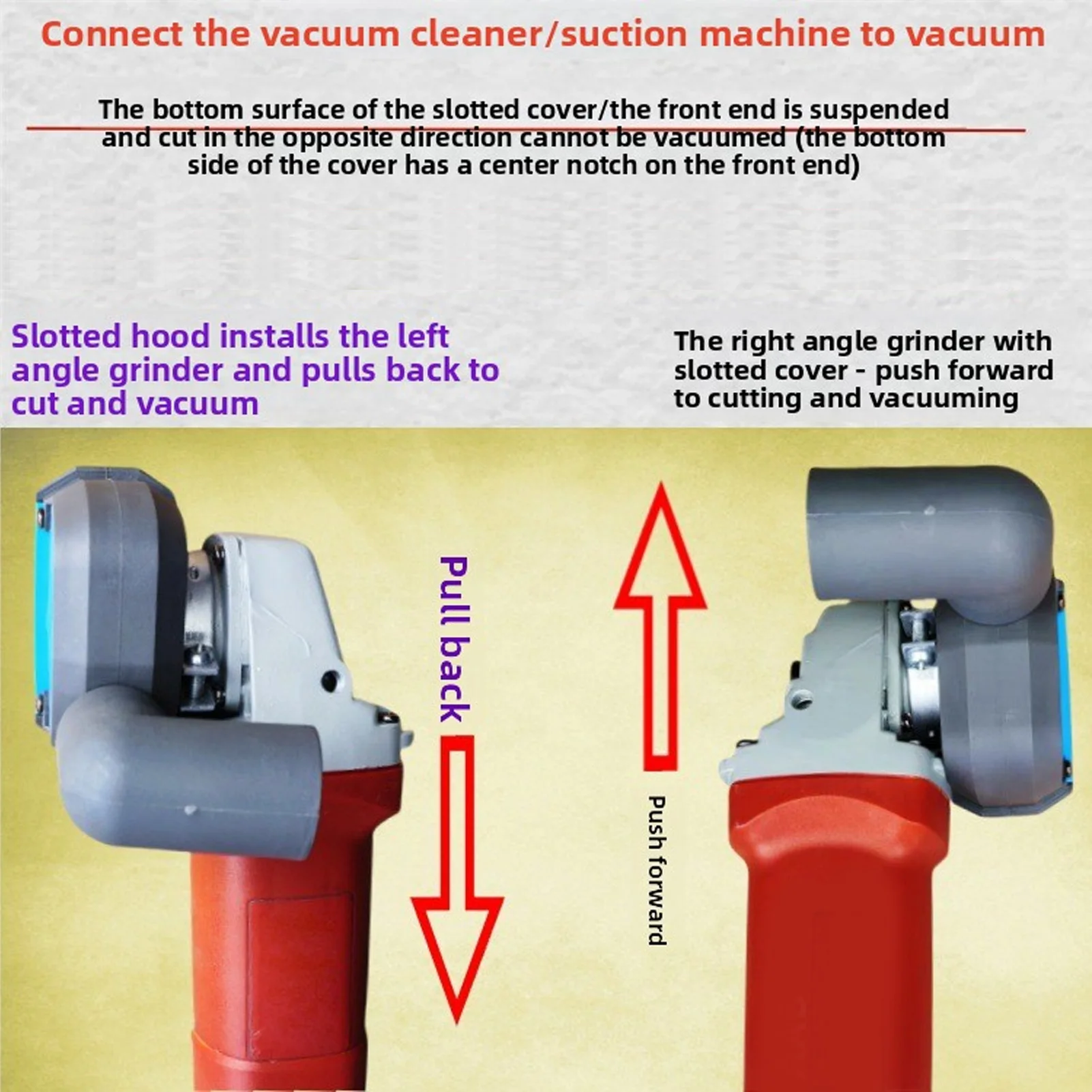 Grinding Dust Shroud Clean 4-4.5in Angle Grinder Dust Shroud Cutting High Efficiency Effective Easy To Install for Wall Floor