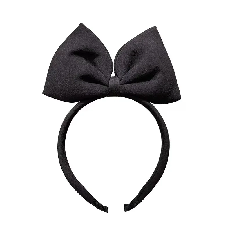 Festive Red Hair Bow Headband for Girls - Fabric Hair Accessory for Parties and Celebrations