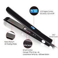 Hair Straightener Professional Keratin Treatment Flat Iron Titanium Plate 470℉ High Temperature Straightening Irons Dual Voltage 2
