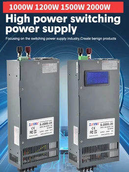 1000W 1200W 1500W 2000W Switching Power Supply 0-12V 15V 24V 27V 36V 48V 60V 72V 110V 220v 300V CC CV psu smps 1