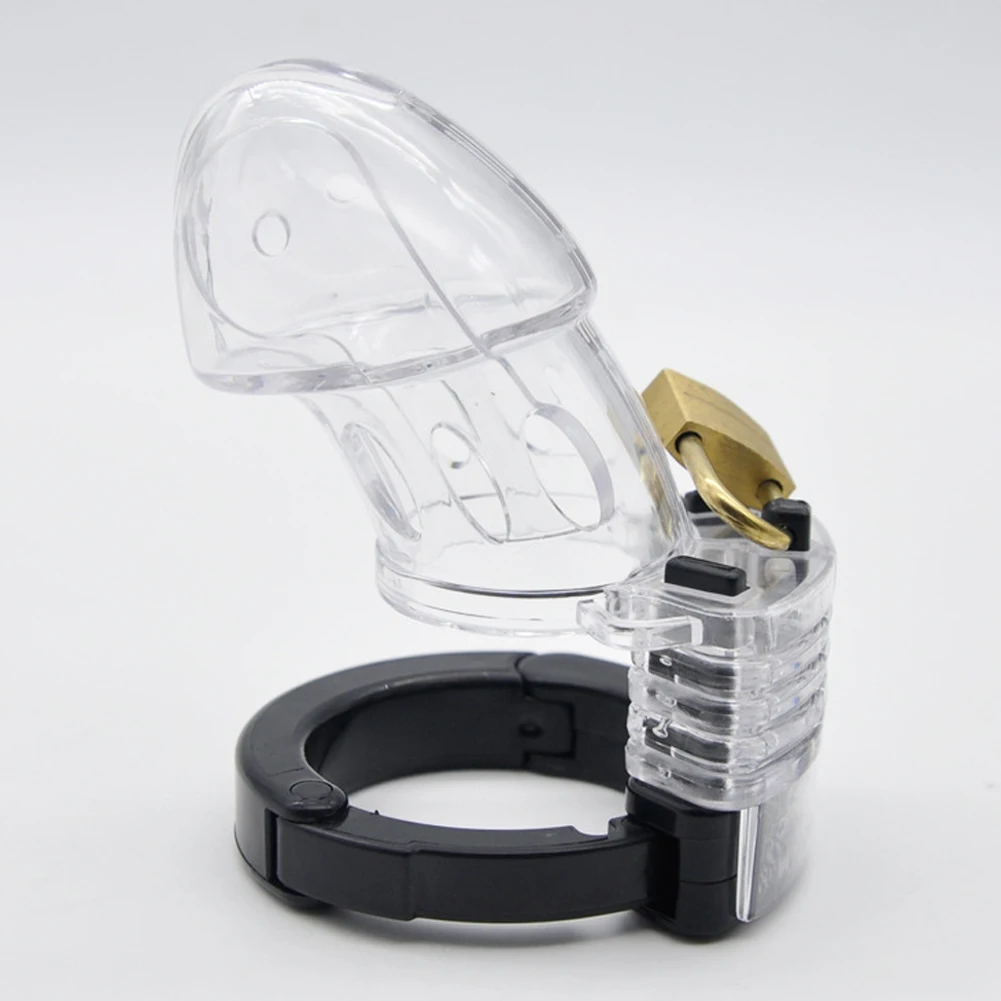 Plastic Chastity Cage Male Cock Lock With Adjustable Penis Ring Chastity Belt Sextoys For Men Gay Sex Shop male chastity penis chastity cage,chastity lock sex toy,chastity cage accessory
