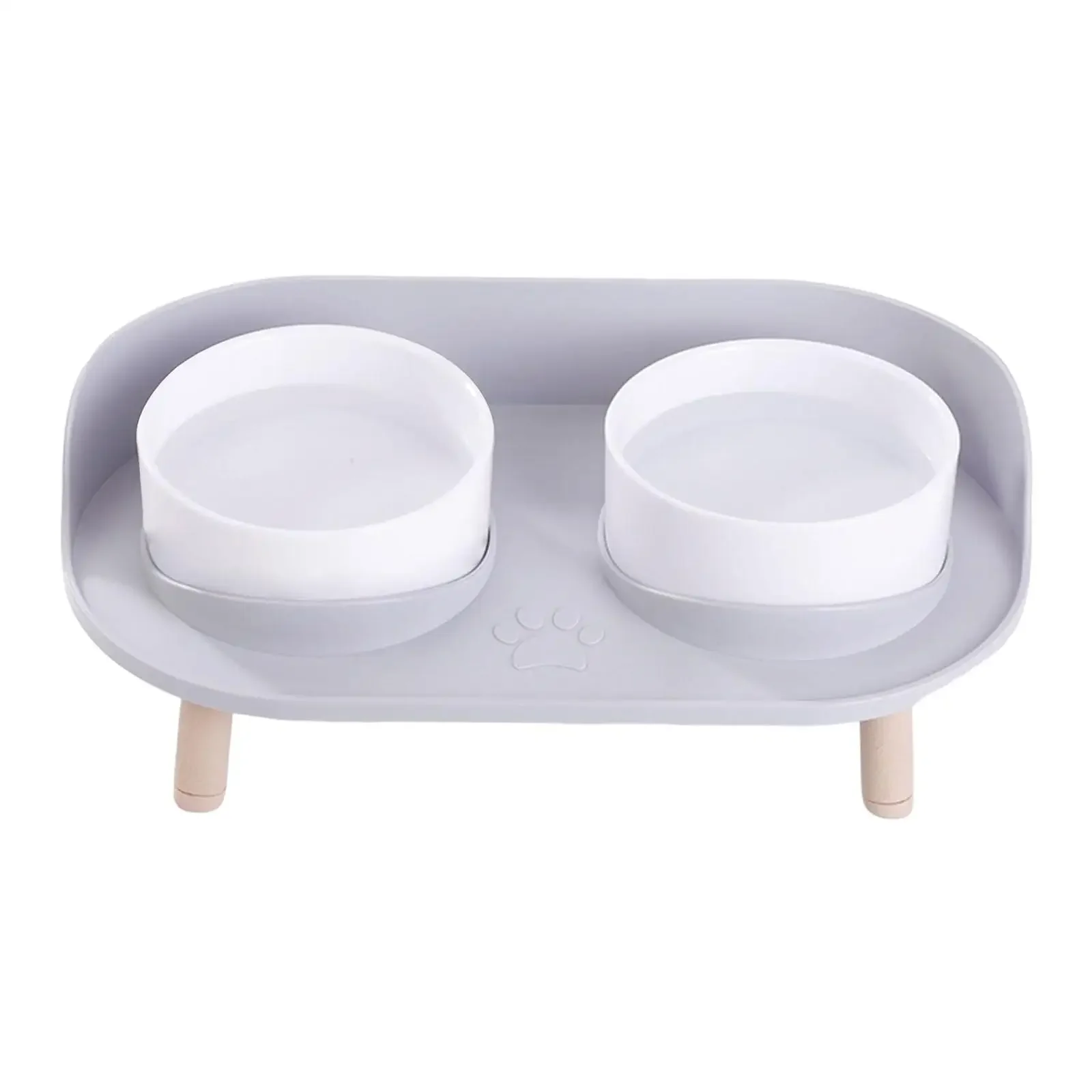 Dog Bowl Stand Cat and Dog Feeding Supplies 2 Modes Height Kitten Food Bowl